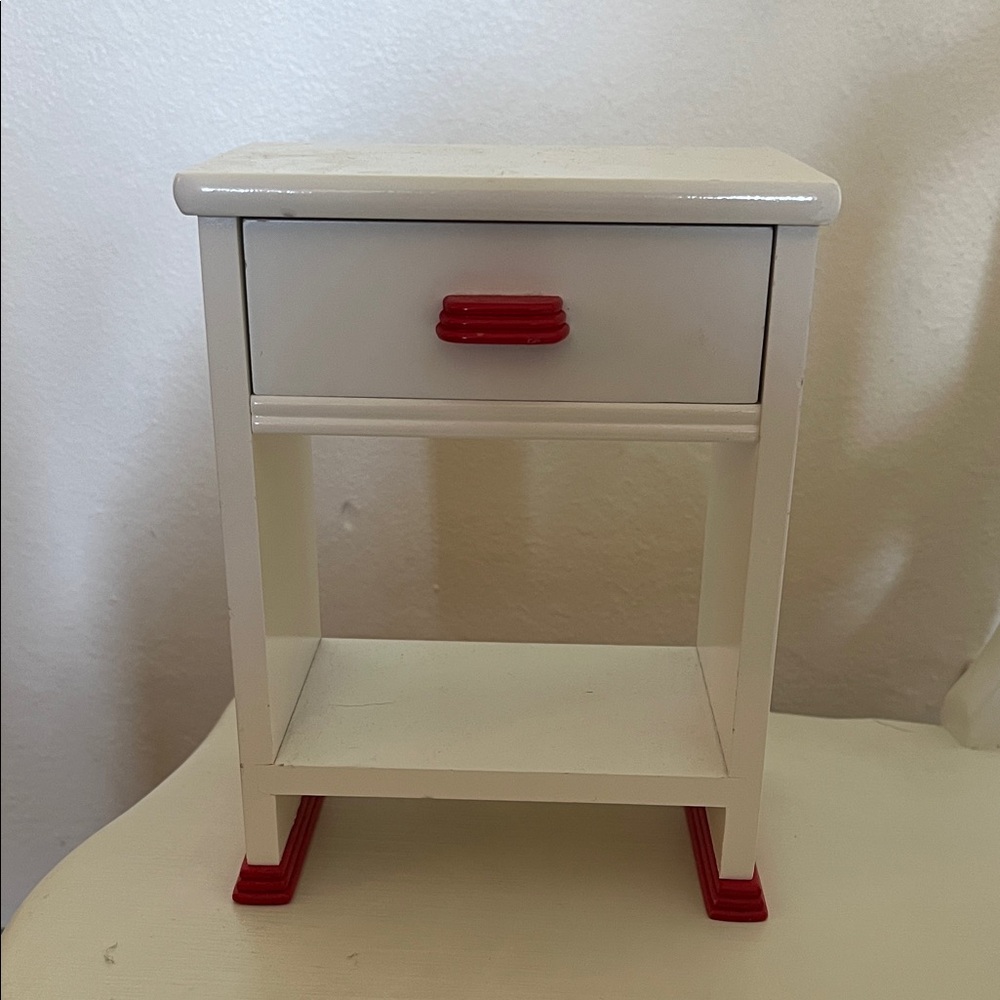 American Girl Molly’s nightstand